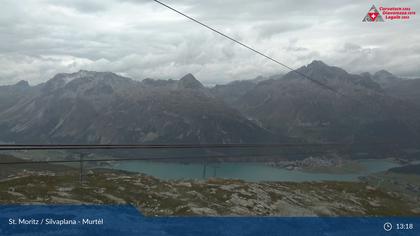 Silvaplana: Corvatsch - Mittelstation Murtèl, Silsersee