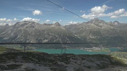 Silvaplana: Corvatsch - Mittelstation Murtèl, Silsersee