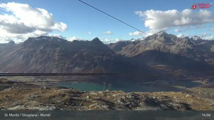 Silvaplana: Corvatsch - Mittelstation Murtèl, Silsersee