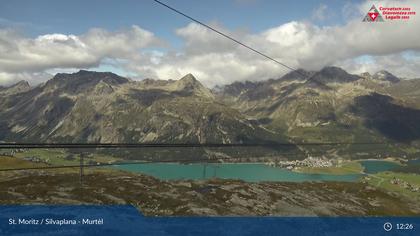 Silvaplana: Corvatsch - Mittelstation Murtèl, Silsersee