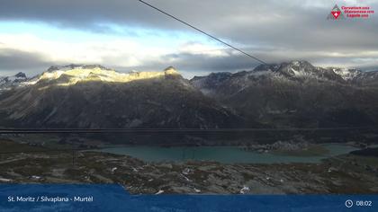 Silvaplana: Corvatsch - Mittelstation Murtèl, Silsersee