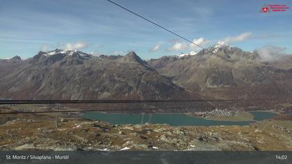 Silvaplana: Corvatsch - Mittelstation Murtèl, Silsersee