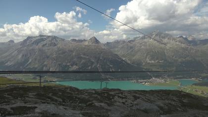 Silvaplana: Corvatsch - Mittelstation Murtèl, Silsersee