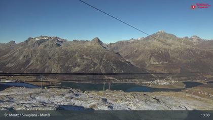 Silvaplana: Corvatsch - Mittelstation Murtèl, Silsersee