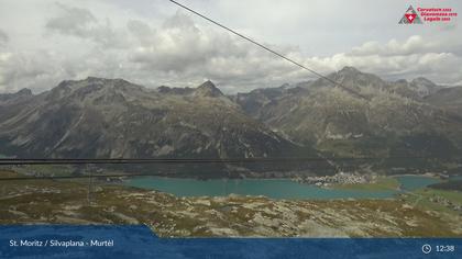 Silvaplana: Corvatsch - Mittelstation Murtèl, Silsersee