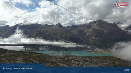 Silvaplana: Corvatsch - Mittelstation Murtèl, Silsersee