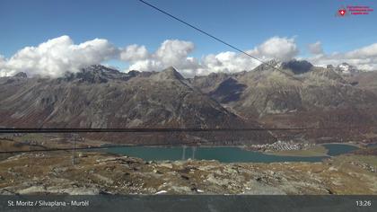 Silvaplana: Corvatsch - Mittelstation Murtèl, Silsersee