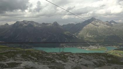 Silvaplana: Corvatsch - Mittelstation Murtèl, Silsersee