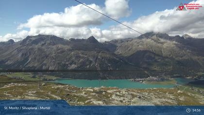 Silvaplana: Corvatsch - Mittelstation Murtèl, Silsersee