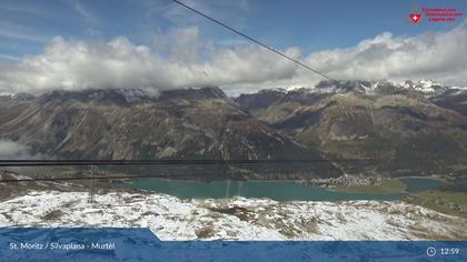 Silvaplana: Corvatsch - Mittelstation Murtèl, Silsersee