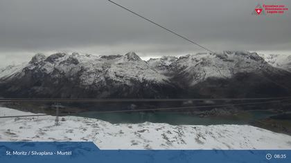 Silvaplana: Corvatsch - Mittelstation Murtèl, Silsersee