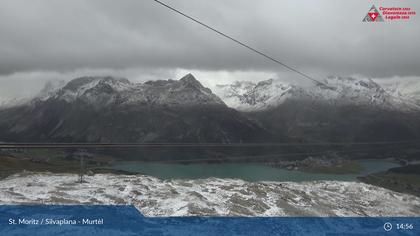 Silvaplana: Corvatsch - Mittelstation Murtèl, Silsersee