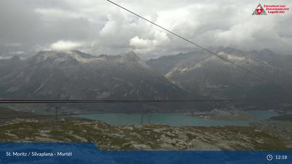 Silvaplana: Corvatsch - Mittelstation Murtèl, Silsersee