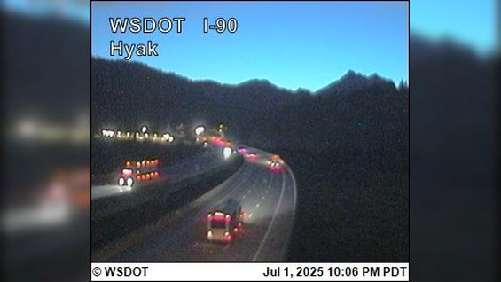 Traffic Cam Hyak: I-90 at MP 55.1