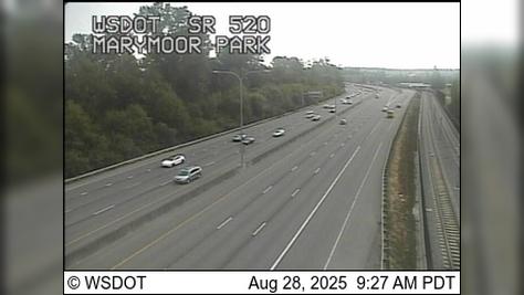 Traffic Cam Redmond: SR 520 at MP 12.2: Marymoor Park
