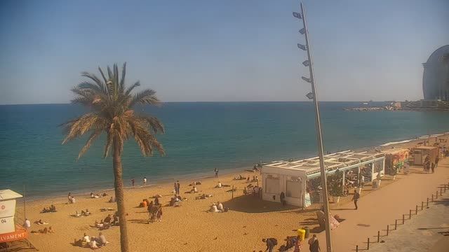 Traffic Cam Barcelona: La Barceloneta hd-str