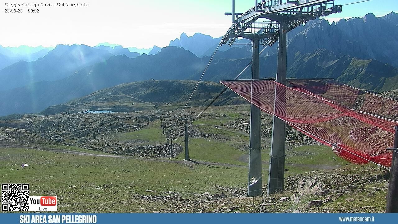 Traffic Cam Moena: Funivia Col Margherita Spa