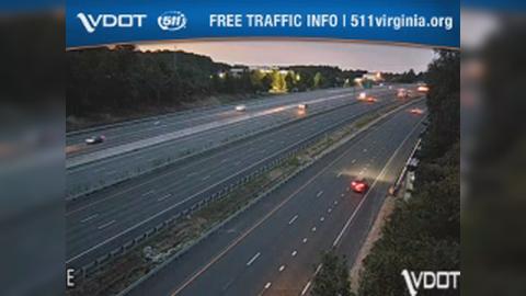 Traffic Cam England Run: I-95 - MM 132 - NB - I-95 north of Rappahannock River Bridge