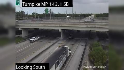 Traffic Cam Port St. Lucie: Tpke MM 143.1 at Port St Lucie