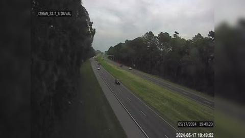 Traffic Cam Jacksonville: I-295 W S of Duval Rd