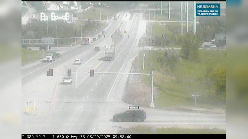 Traffic Cam Omaha: I-680: Blair High Road: Various views