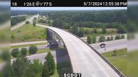 Cayce: I-26 E @ MM 115.7 (I-77 S Entrance Ramp) - Day time