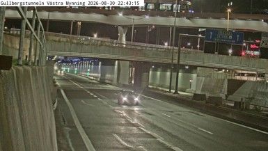 Traffic Cam Stampen: Gullbergstunneln Västra Mynning