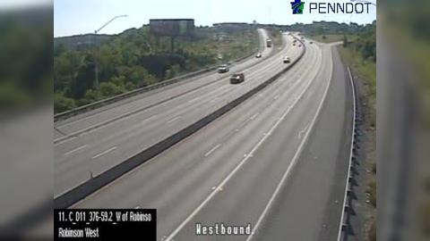 Traffic Cam North Fayette Township: I-376 @ MM 59.2 (WEST OF ROBINSON TOWN CENTER BLVD)