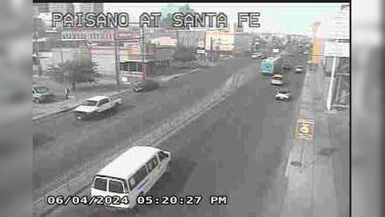Traffic Cam Downtown Historic District › West: US-85/Paisano @ Santa Fe