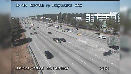 Traffic Cam Artavia › South: I-45 North @ Rayford (N)