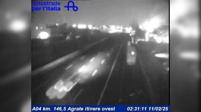 Preview delle webcam di Caponago: A04 km. 146,5 Agrate itinere ovest