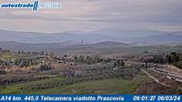 Sant'Antonio Abate: A14 km. 445,0 Telecamera viadotto Prascovia - Attuale