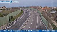 Sant'Antonio Abate: A14 km. 445,0 Telecamera viadotto Prascovia - Di giorno