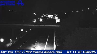 Preview delle webcam di San Martino: A01 km. 109,2 PMV Parma Itinere Sud