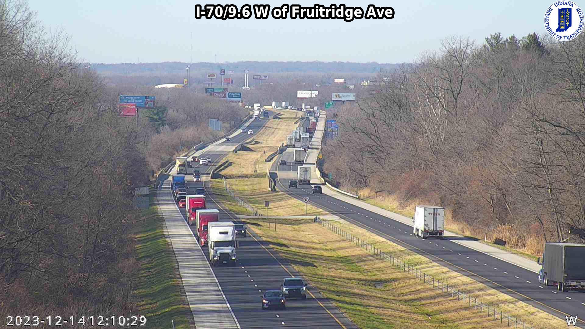 Traffic Cam Spring Hill: I-70: I-70/9.6 W of Fruitridge Ave