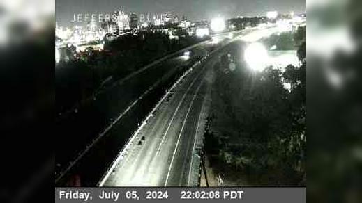 Traffic Cam West Sacramento › East: Hwy 50 at Jefferson Blvd