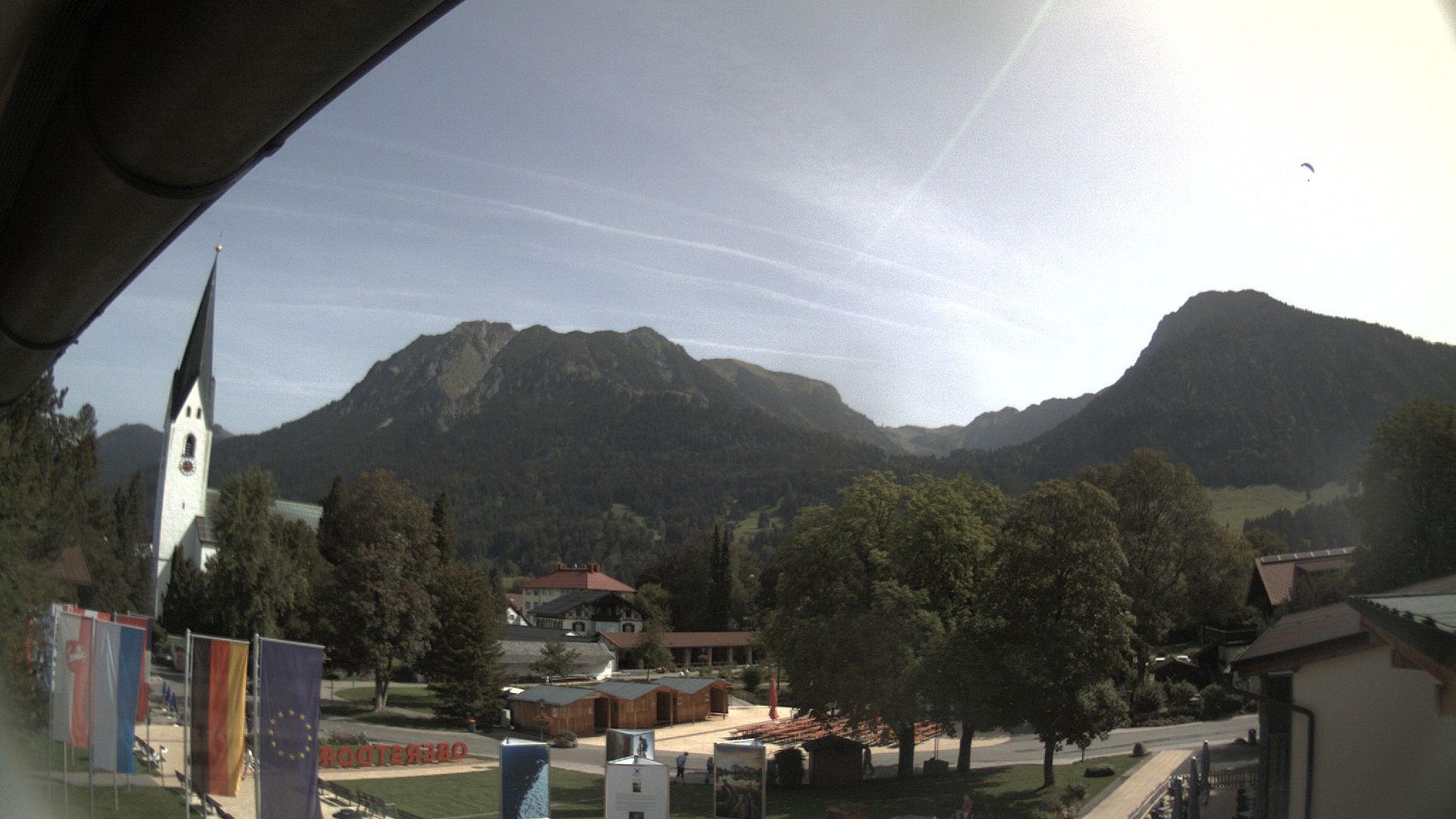 Traffic Cam Oberstdorf: Ortsmitte, Kurpark