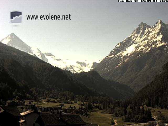 Evolène: Dent Blanche, Valais, Suisse