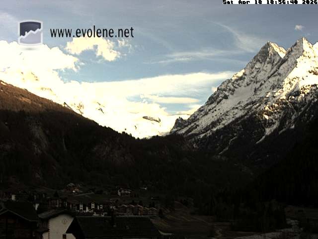 Evolène: Dent Blanche, Valais, Suisse