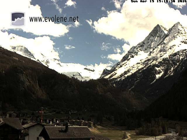 Evolène: Dent Blanche, Valais, Suisse