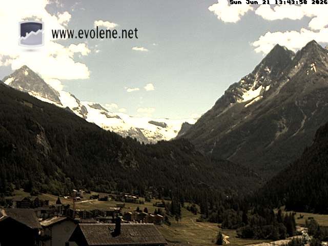 Evolène › Südosten: Grande Dent de Veisivi - Dent Blanche