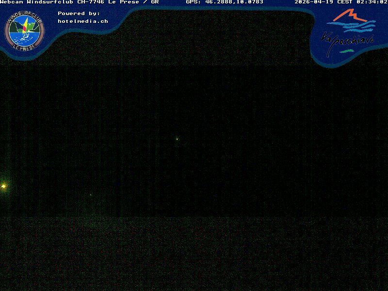 Le Prese: Webcam Lago di POSCHIAVO