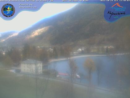 Le Prese: Webcam Lago di POSCHIAVO