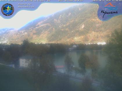 Le Prese: Webcam Lago di POSCHIAVO