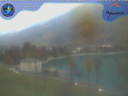 Le Prese: Webcam Lago di POSCHIAVO