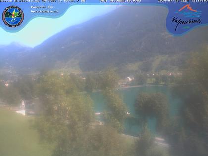 Le Prese: Webcam Lago di POSCHIAVO