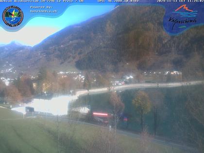 Le Prese: Webcam Lago di POSCHIAVO