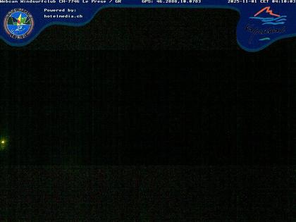 Le Prese: Webcam Lago di POSCHIAVO