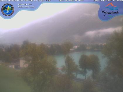 Le Prese: Webcam Lago di POSCHIAVO