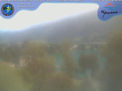 Le Prese: Webcam Lago di POSCHIAVO
